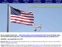 Tablet Screenshot of civildefensemuseum.com